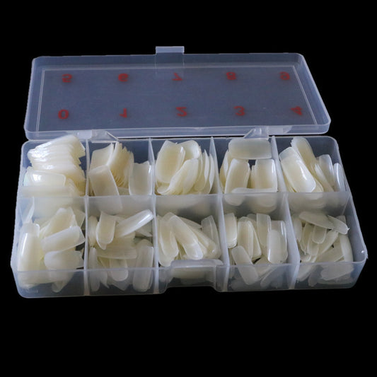 Full-Cover Nail Tips Sizing Box (500 pcs)