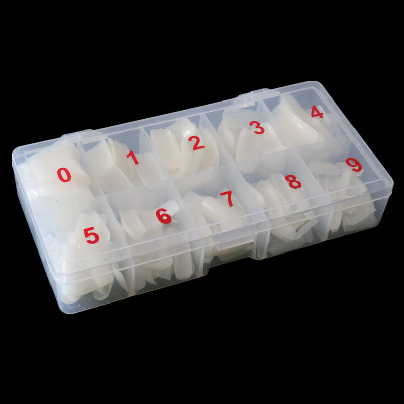 Full-Cover Nail Tips Sizing Box (500 pcs)