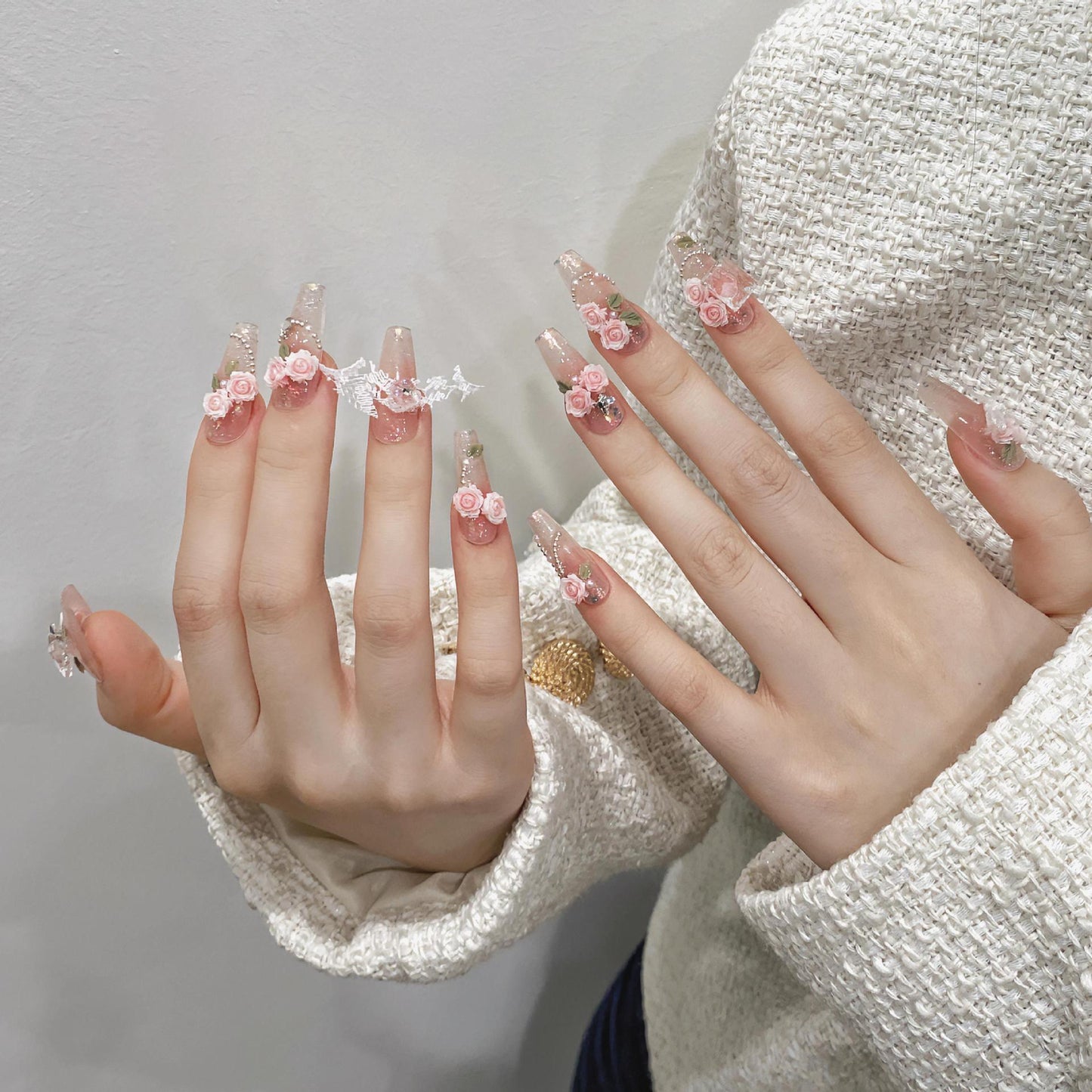 Handmade Press-On Nails Kit (Assorted Styles)