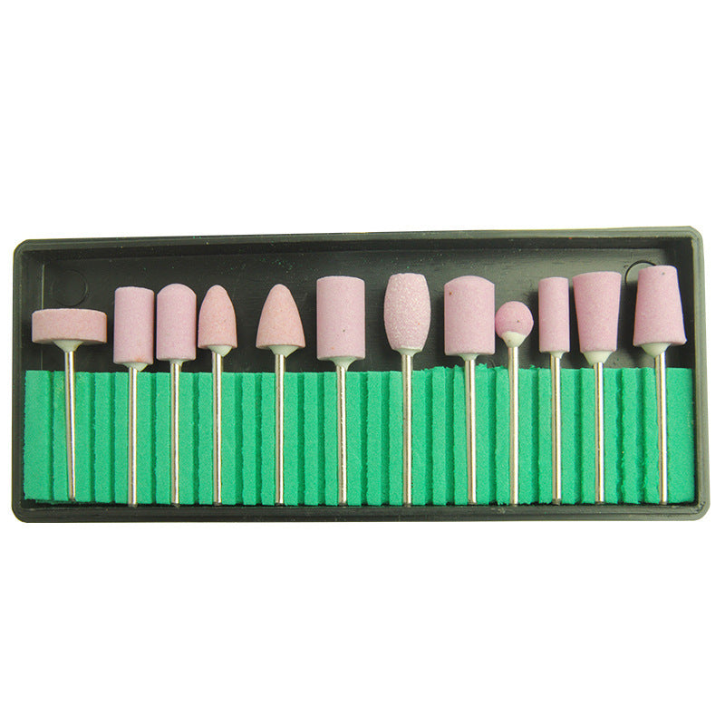Nail Drill Bits Polishing Heads Set