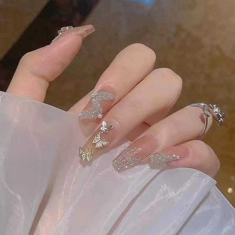 Rhinestone / “Diamond” Press-On Set