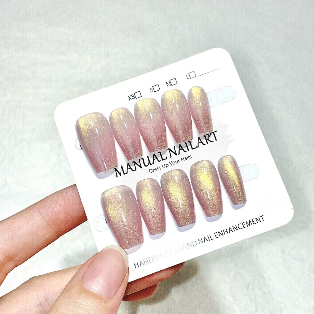 Press-On Nail Starter Kit with Tabs & Tools