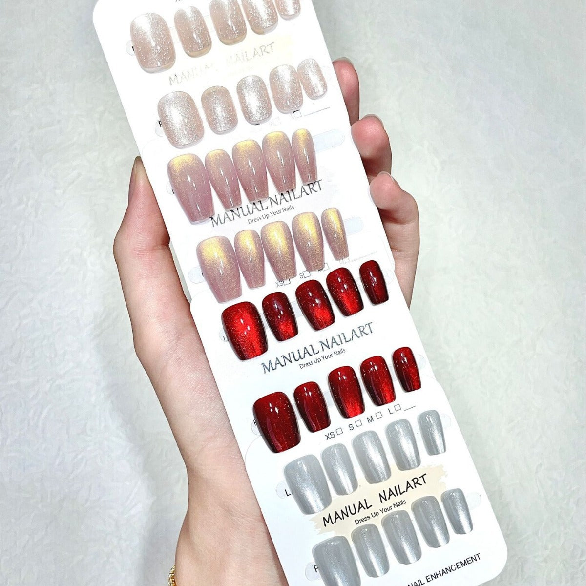 Press-On Nail Starter Kit with Tabs & Tools