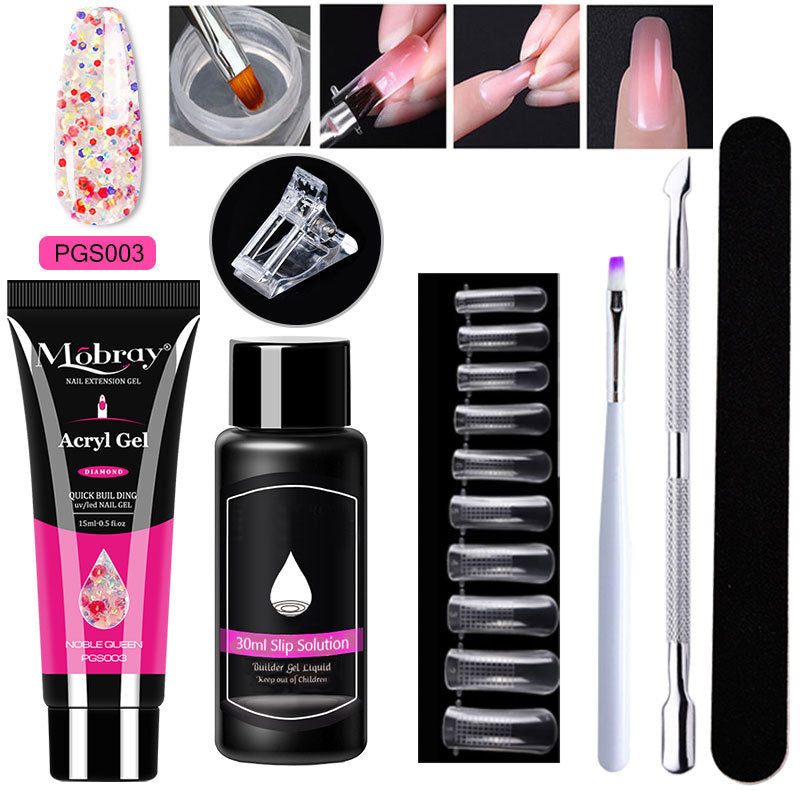 Nail Art Crystal & Extender Kit (7 pcs)