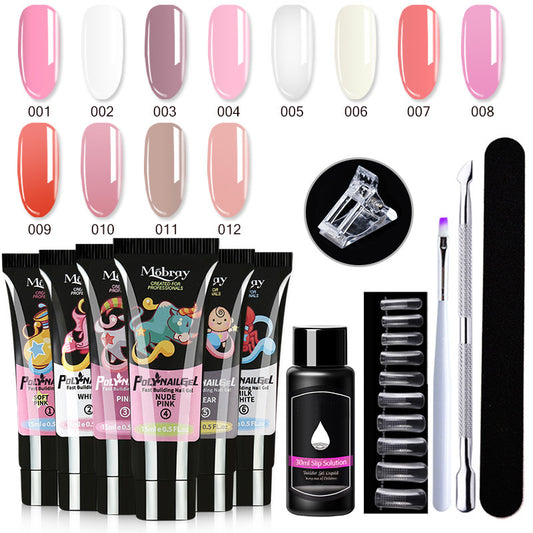 Nail Art Crystal & Extender Kit (7 pcs)