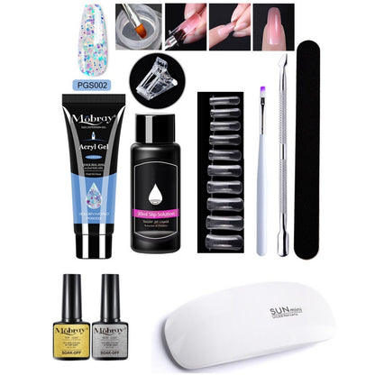 Nail Art Crystal & Extender Kit (7 pcs)