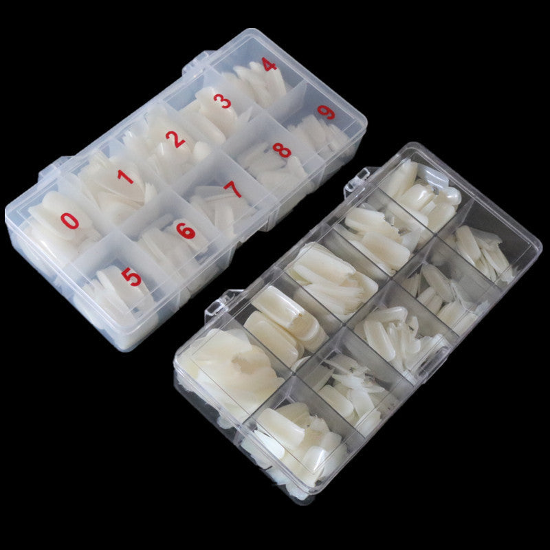 Full-Cover Nail Tips Sizing Box (500 pcs)
