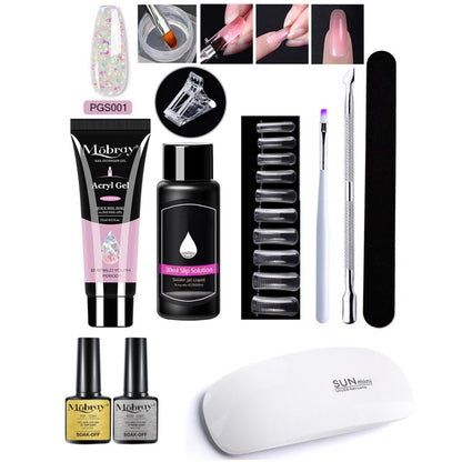 Nail Art Crystal & Extender Kit (7 pcs)