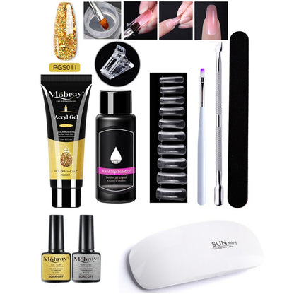 Nail Art Crystal & Extender Kit (7 pcs)