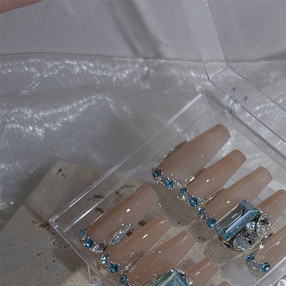US Stock Medium Ladder Press-On Nail Kit