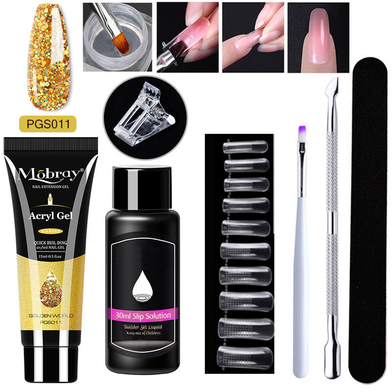 Nail Art Crystal & Extender Kit (7 pcs)