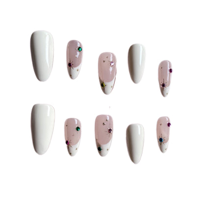 Short Almond French Press-On Nail Kit
