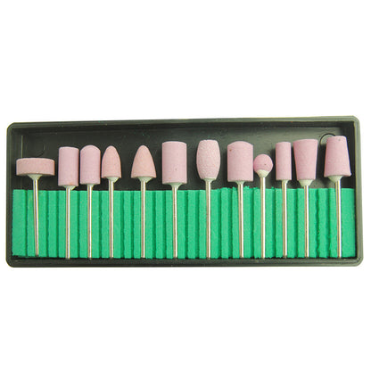 Nail Drill Bits Polishing Heads Set