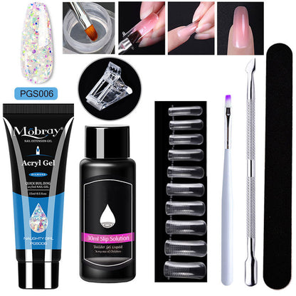 Nail Art Crystal & Extender Kit (7 pcs)