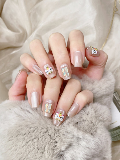 Press-On Nail Starter Kit with Tabs & Tools