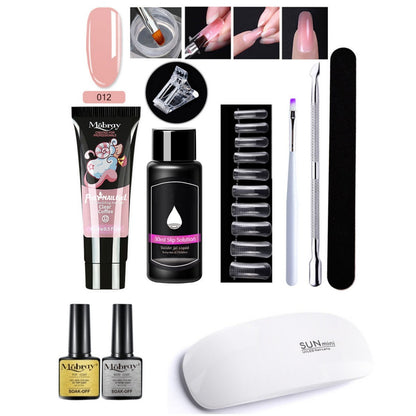 Nail Art Crystal & Extender Kit (7 pcs)