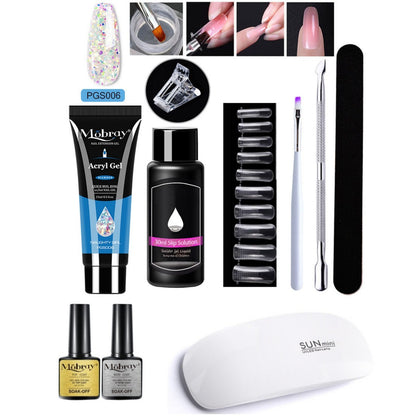 Nail Art Crystal & Extender Kit (7 pcs)