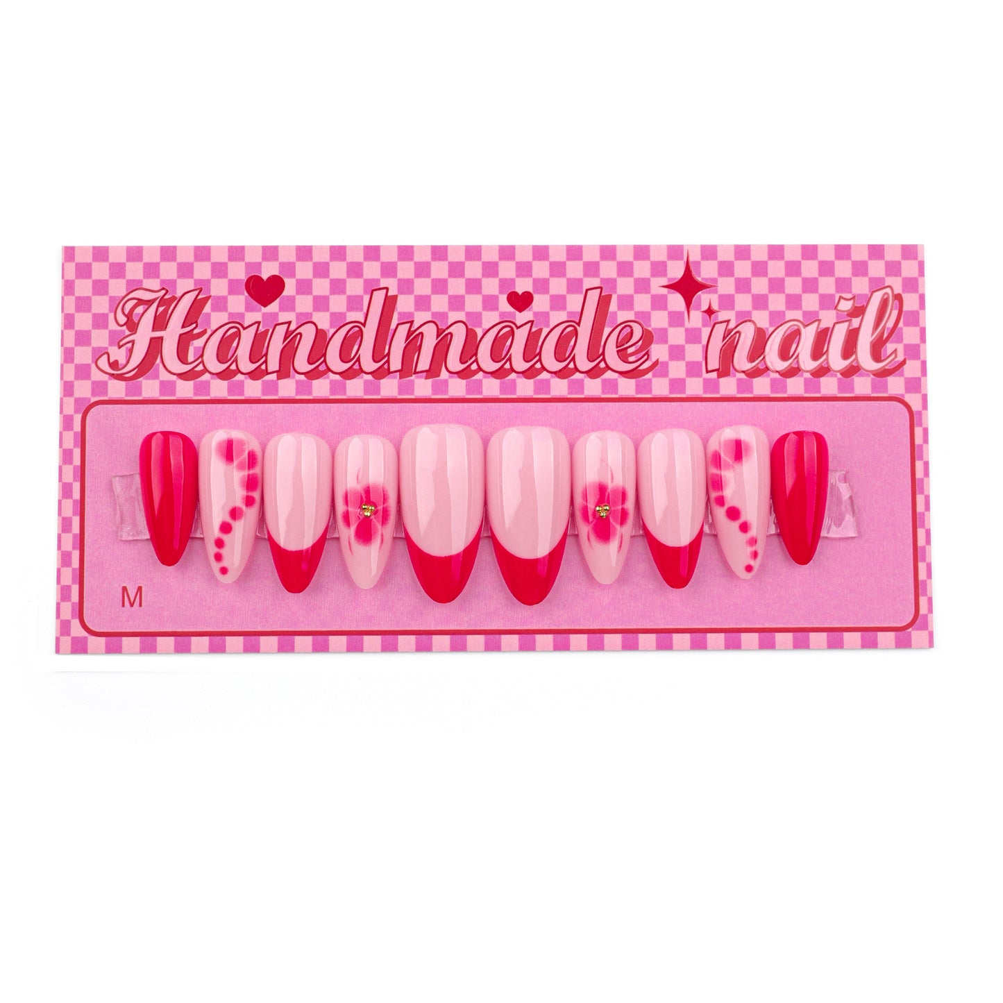 Red French Art Wear-Polish Press-On Kit
