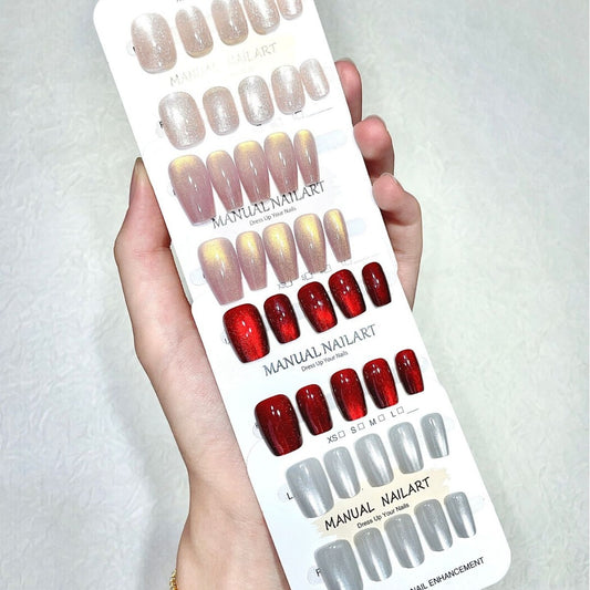 Press-On Nail Starter Kit with Tabs & Tools