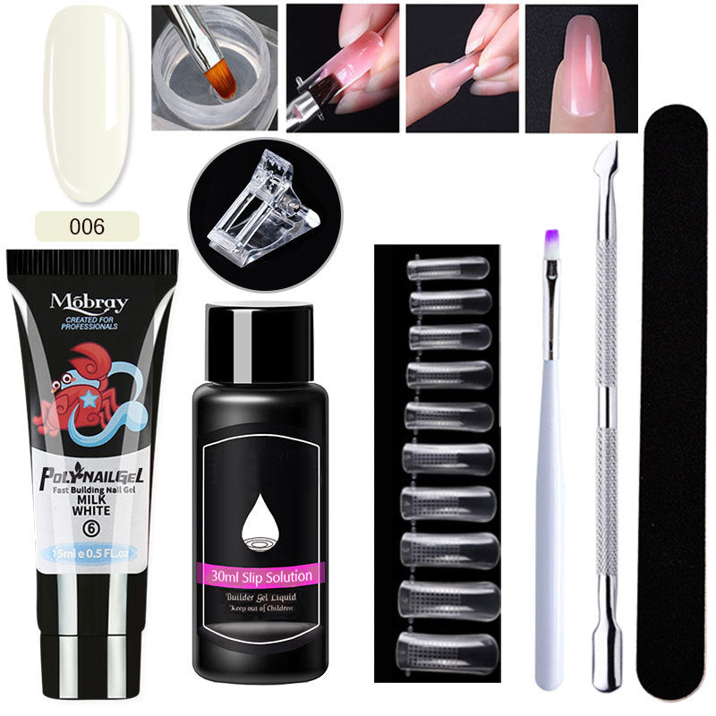 Nail Art Crystal & Extender Kit (7 pcs)
