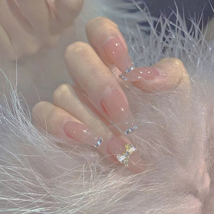Rhinestone / “Diamond” Press-On Set