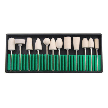 Nail Drill Bits Polishing Heads Set