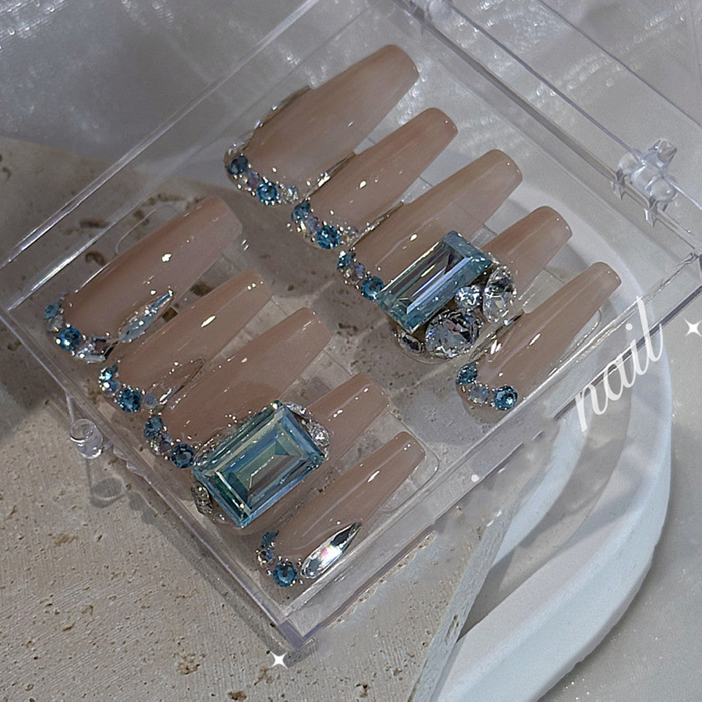 US Stock Medium Ladder Press-On Nail Kit