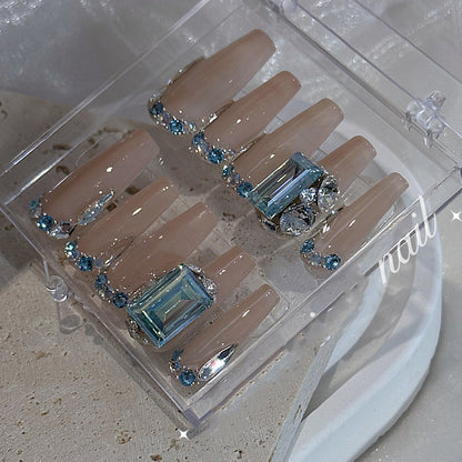US Stock Medium Ladder Press-On Nail Kit